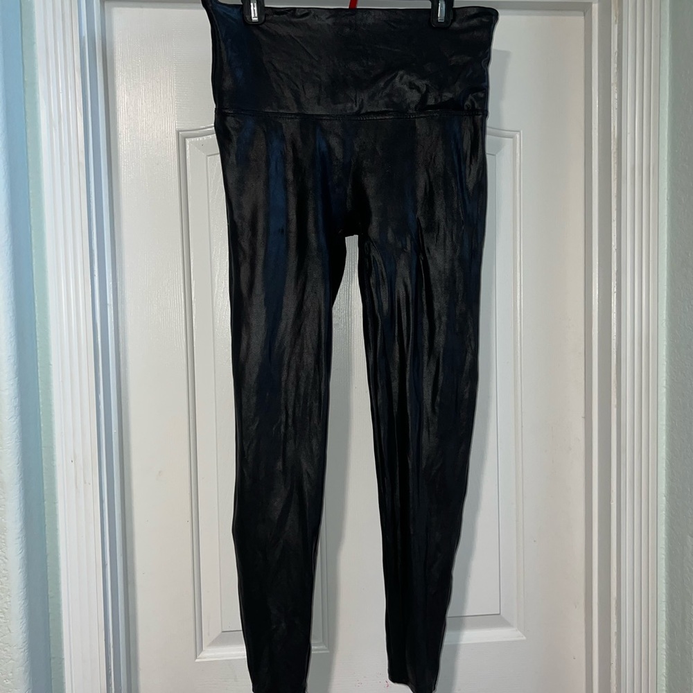 Spanx faux leather leggings